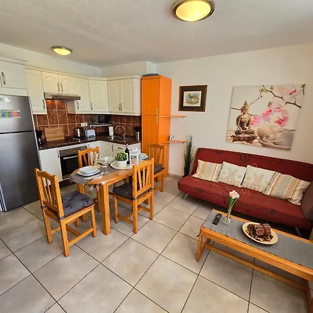 Casa Palmera 4 Only 150 Meters To Beach, Heated Pool, Wifi, Sat-tv, Terrace, Central Location, Washing Machine Apartment Playa de las Americas (Tenerife)
